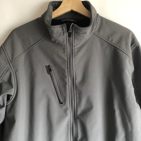 Port Authority Soft Shell Jacket Grey Men’s Large - Picture 3 of 11
